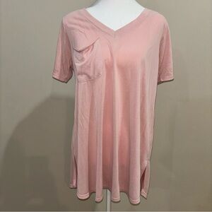 Andree by unit Pink Tunic Tee Size S